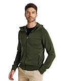 ZSOSBA Merino Wool Jacket Men's Zip Up Hoodie Coat...