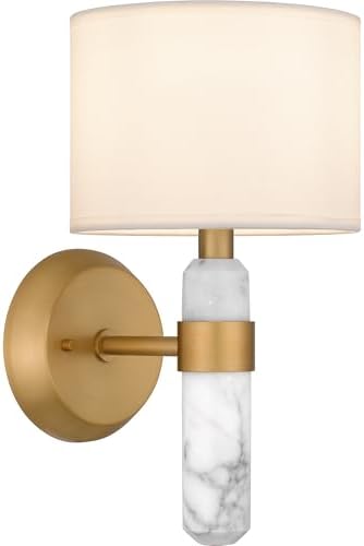 Quoizel Kimberly 1-Light Brushed Weathered Brass Wall Sconce