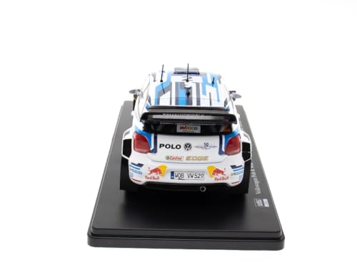 Modelo de auto escala 1:24 OPO 10 compatible Volkswagen Polo R WRC miniatura 3