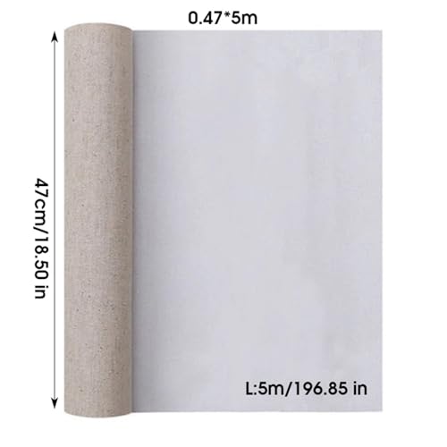 Rouleau de toile vierge 5m pour éviter les déformations à l'acrylique - 3