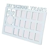 Marco para fotos escolares para niños: este marco para fotos de bebé simple pero decorativo es adecuado para cualquier estilo de diseño de su casa.