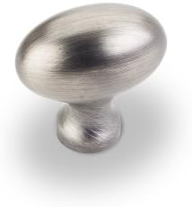 Jeffrey Alexander 3991BNBDL Knob Lyon Collection, Brushed Pewter