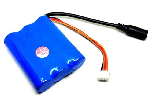 Image of Robodo 1Pcs 11.1V - 12V 1800mAh 55x65x18mm Lithium ion Li-ion 3.7V x 3 Cell Rechargeable battery Pack For DIY