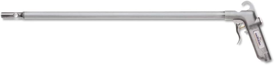 Guardair Long John Safety Air Gun with 36-Inch Aluminum Extension, High Performance OSHA Compliant Alloy Nozzle, Gray/Silver (75LJ036AA)