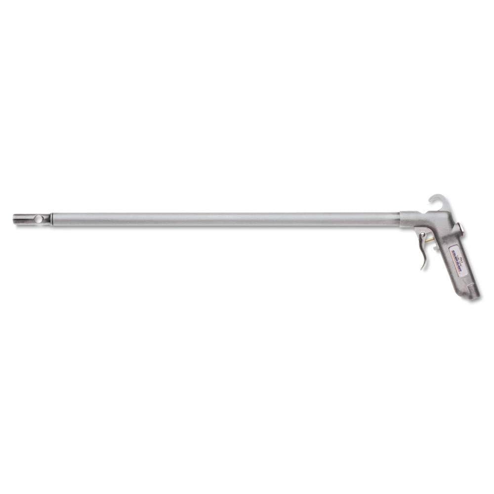 Guardair Long John Safety Air Gun with 36-Inch Aluminum Extension, High Performance OSHA Compliant Alloy Nozzle, Gray/Silver (75LJ036AA)