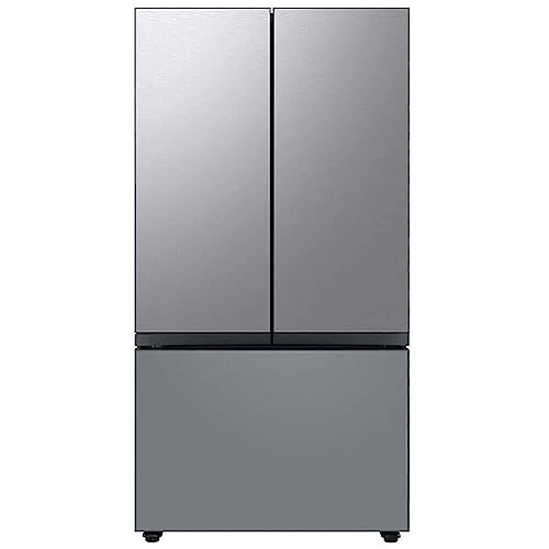 Samsung Bespoke 3-Door French Door Refrigerator Panel - Bottom Panel - Matte Grey Glass #TOP1
