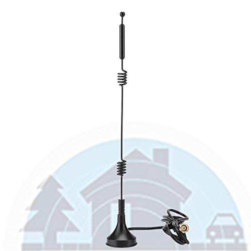 Antena WIFI 12DBi, Alta Ganancia 2.4/5GHZ Enrutador WIFI Omnidireccional de Banda Dual Antena de Doble Hélice, para Adaptador USB WiFi; Punto de Acceso del Enrutador de Red(3 metros de largo) Cover