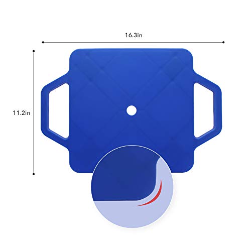 Kids Sitting Scooter Board With Universal Wheels Safety Plastic Scooter For Kids Ages 6-12 Manual Sport Scooters With Handles For Gym Class (Blue) #TOP2