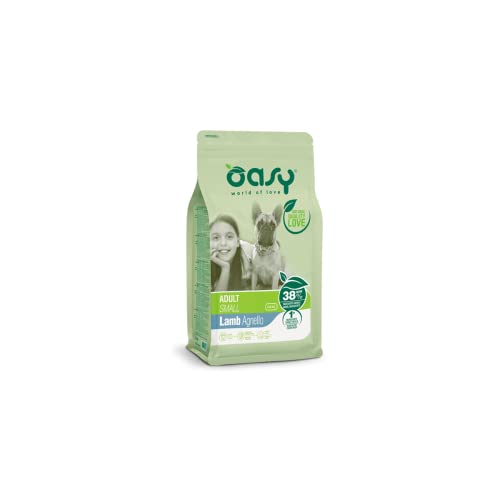 Oasy Dry Dog Adult Small Agnello monoproteico Cane Secco 3kg 8053017345826, Multicolore, Unica