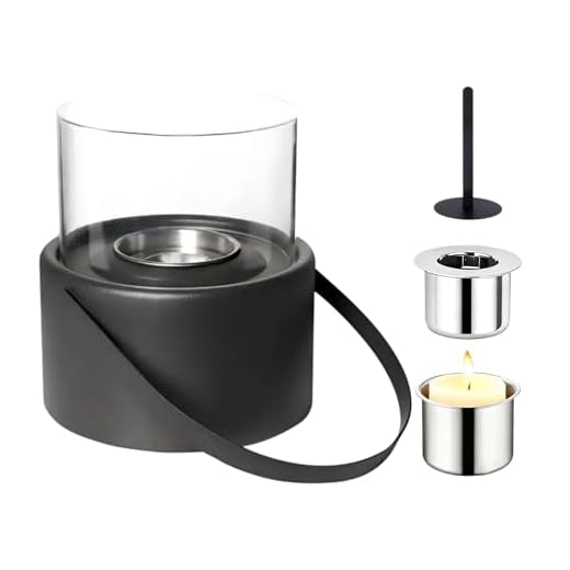 Fogón de Mesa - Chimenea Ajustable Portátil Segura Tornado para Escritorio | Hoguera De Mesa Chimenea Personal | para Jardín, Hogar, Mesita De Noche, Dormitorio, Picnic Y Sala De Estar