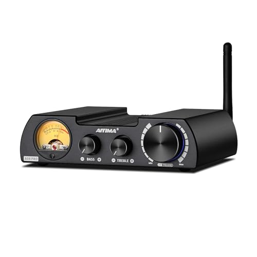 AIYIMA A08 PRO Bluetooth 5.1 Power Amplifier with UV Meter
