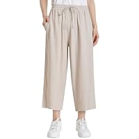 Women's Lightweight Linen Capri Pants (3 Colors) only