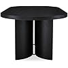 Signature Design by Ashley Rowanbeck Minimalist Dining Table for 8 People, Black