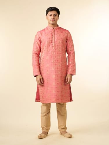 Image of DIWAS BY MANYAVAR Men's Brocade | Jacquard Weave Kurta (1pc)