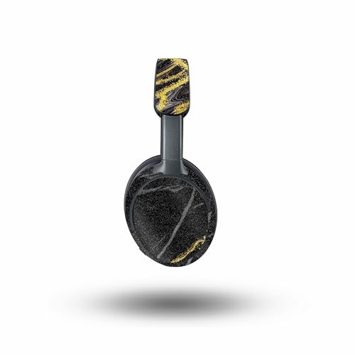 Image of MightySkins Glossy Glitter Skin Compatible with Bose QuietComfort Ultra - Black Marble Glitter | Protective, Durable High-Gloss Glitter Finish | Easy to Apply