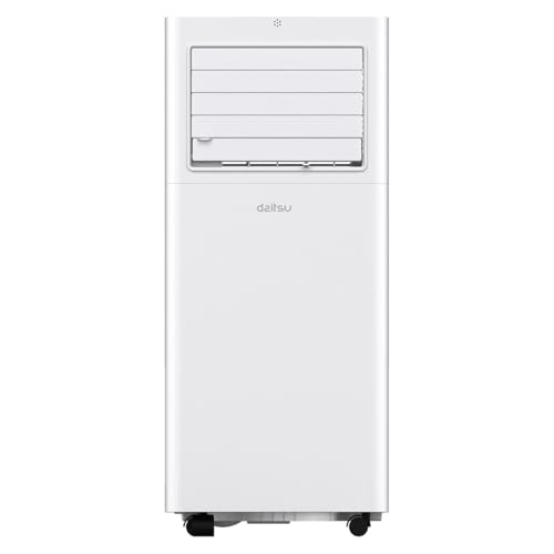 Daitsu - Aire Acondicionado Portátil Alisios APD 07FX | 3 en 1: Frío, Deshumidificador y Ventilador | Silencioso y Compacto | Mando a Distancia | (APD-07FX + Purificador)