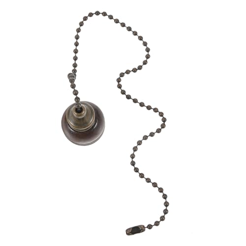 UKCOCO Deckenventilator Zugkette Aus Holz Vintage Stil Retro Pendel Langlebig Praktisch Zur Dekoration Von Werkstatt Bar Und Zuhause