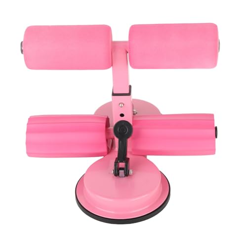 POENVFPO Barra para Sentarse, Barra de Soporte Engrosada con Ventosa Doble Mejorada, Ajustable para Ejercicios Abdominales y Entrenamiento de Cuerpo Completo, Dispositivo Asistente (Ventosa doble)