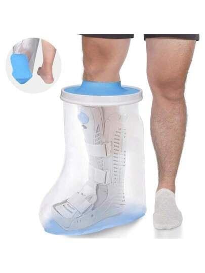 Glitzn Waterproof Leg Cast Cover For Shower&Bath,Reusable Sealed Watertight Cast Protector (Leg Cast Protector),Fracture,Free Size 4