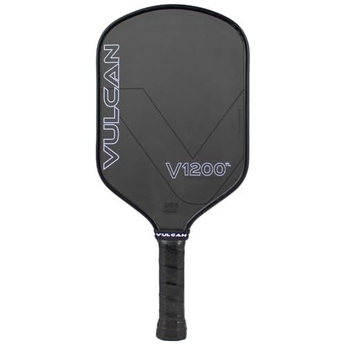 Vulcan V1200 T800 Raw Carbon Fiber Pickleball Paddle