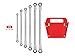 TEKTON Long Flex Ratcheting Box End Wrench Set, 6-Piece (8-19 mm) - Holder | WRN77164