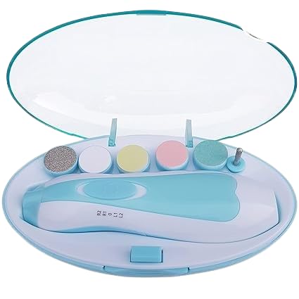 ASHTAAPAD Baby Nail File Grinder Set Safe Nail Trimmer Kit for Kids Safe& Effective Baby Manicure Manicure Tools-image-43
