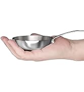 Mini panela de molho Macevia, aquecedor de manteiga de aço inoxidável 18/8 mini panela copo de molho de cozinha com alça...