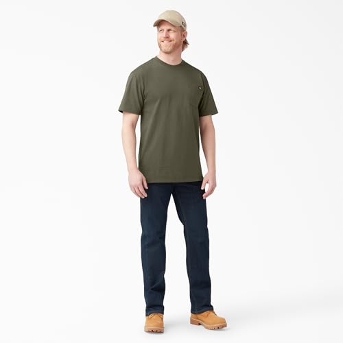 Image of Dickies Men's Heavyweight Heathered Short Sleeve Pocket T-Shirt