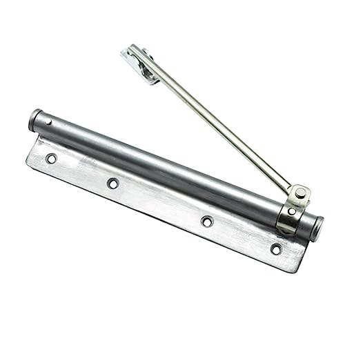 Cierrapuertas automático oculto SHINEOFI con bisagra de resorte plateada para interior 2
