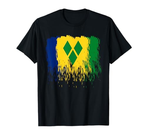 Chemise Saint-Vincent-et-les-Grenadines Drapeau Saint-Vincent-et-et-les-Grenadines T-Shirt