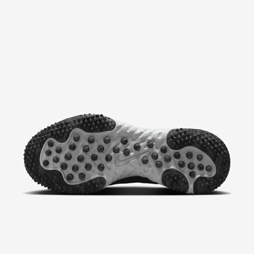 Nike Alpha Huarache Elite 4 Turf Women's Softball Shoes (DV0496-001, Black/Pure Platinum/Iron Grey) Size 122