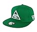 Capiche [99+ Variations] Green Snapback Hat for Men, Telekineses, Magic, Superpower, Anime Hats, Illuminati, All Seeing Eye Logo, Mind Control, Bright Green, Gaming Hat, Gift Him