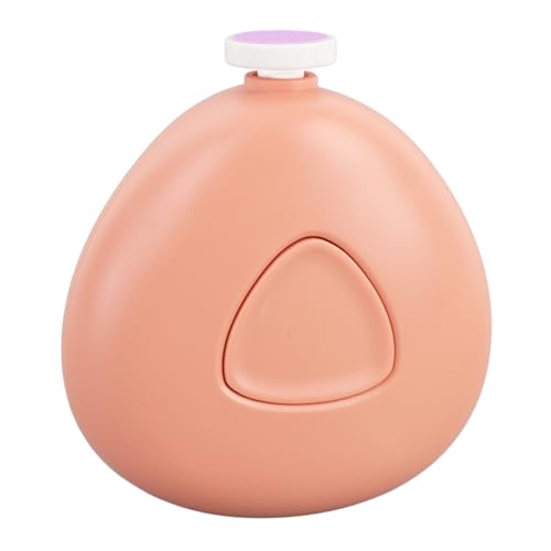 Generic Cortauñas Infantil, Juego de Lima de Uñas Eléctrica a Prueba de Arañazos con Múltiples Cabezales de Molienda para Bebés y Recién Nacidos (naranja rojo)