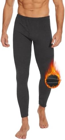 AKKQHH Thermo Unterhosen Herren Lange Warm Thermohose Männer | Thermounterwäsche Winter Skiunterwäsche Fleece Funktionsunterwäsche Unterwäsche Hose