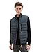 Produktbild TOM TAILOR Denim Herren 1041343 Hybrid Steppweste mit Stehkragen, 10362-Dark Gable Green, L