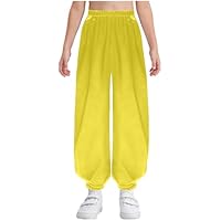 Agoky Pantalones Bombachos para Danza del Vientre Niña Pantalón