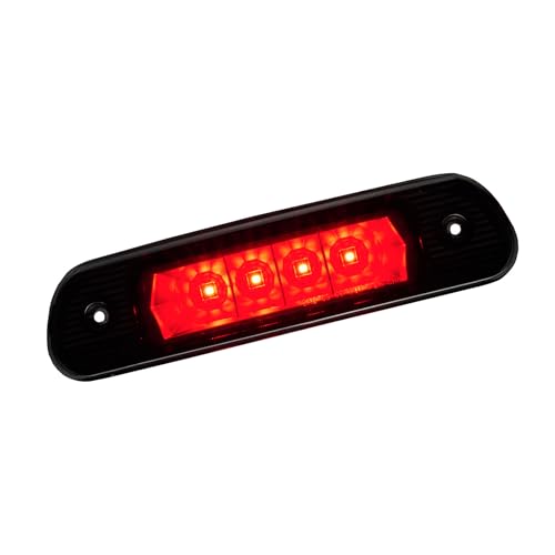 Cxdar Third 3rd Brake Light LED for 1999-2004 Jeep Grand Cherokee, High Mount Rear Brake Lights Assembly for 99-04 Grand Cherokee, Waterproof Center Cab Lamp Stop Light (Black)