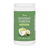 CACafe Coconut Matcha - Creamy & Sweet Japanese Health Drink - Green Tea Latte Drinking Mix for Hot, Cold, or Iced Beverages 19.05oz