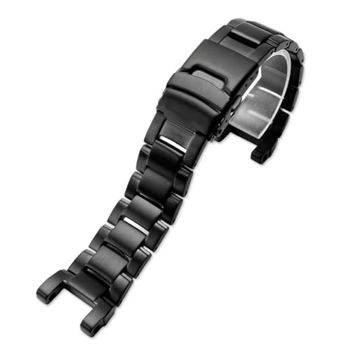 [���|�Ő�] �S�������v�o���h�A�J�V�I GA-1000/1100 GW-A1000/A1100 �V���[�Y�ƌ݊����̂���X�e�����X�X�`�[�����v�X�g���b�v �u���X���b�g(C-Black)