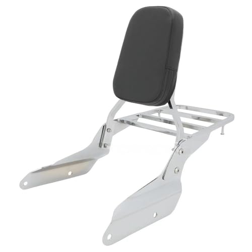 Dossier passager arrière de moto custom Magna VF250 VF750 sissy bar noir