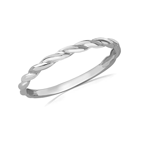 Bague torsadée en or 9 carats Carissima un bijou robuste qui ne ternit pas