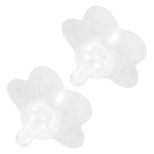 POPETPOP 2 Stück Stillhütchen aus Weichem Silikon Atmungsaktive Brustschilde für Neugeborene Dünn Geruchlos Schutz Beim Stillen und Abpumpen