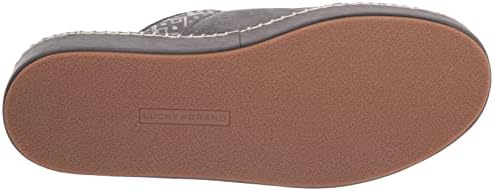 Lucky Brand Women's Lezliey Slip On Mule Slipper, Castle Rock, 5 | Image 3