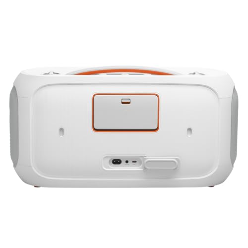 Image of JBL PartyBox On-The-Go 2 Portable Party Speaker with gSport Carrying Bag (White)