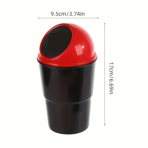 Mini papelera coche portátil para evitar basura suelta en el salpicadero 5
