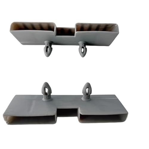 Monarka Taco Lateral para Doble Lama somier | Soportes Lama | Dos Fijaciones a somier con Taladro de 8 mm | para Doble Lama de 37x8 mm (Pack de 10 Unidades)