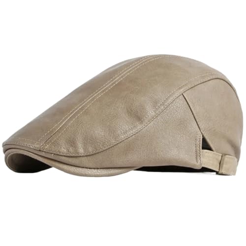 Bérets pour hommes en cuir la casquette vintage idéale pour vos sorties d'hiver