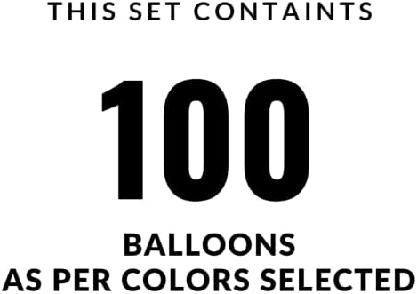 Flyloons Golden Silver White Balloons Pack of 100 for birthday decoration items also suitable for Anniversary, Wedding, Celebration, Party