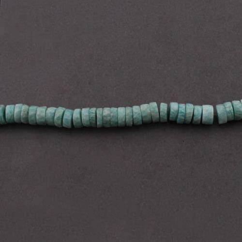 Perles Amazonite Heishi 10mm-11mm en fil de 8 inches pour fabriquer un cadeau personnalisé