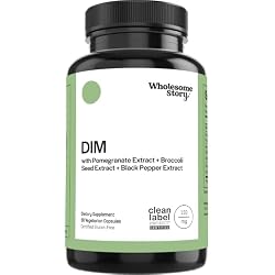 DIM Supplement Women | DIM SGS | Pomegranate, Broccoli and Black Pepper Blend | Estrogen & Hormone Balance for Women | Cell and Tissue Health | 60-Day Supply | Clean Label Project Certified
